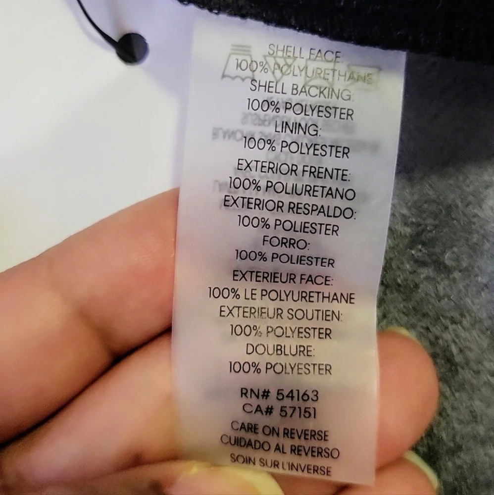 Faux leather button up dress - Picture 6 of 7